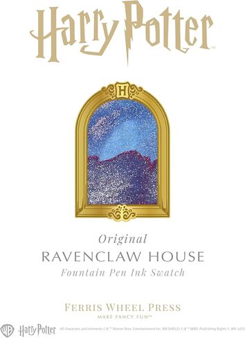 Ferris Wheel Press، Warner Bros.، مرخص رسميًا، Harry Potter، Houses of Hogwarts™، Ravenclaw House، Ravenclaw Blue مع Silver Shimmer، 38 مل in Kuwait