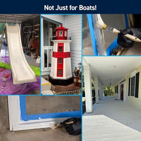 TotalBoat Marine Topside Boat Paint Primer for Fiberglass and Wood (Gray), 1 Gallon (Pack of 1) in Saudi Arabia