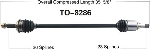TrakMotive TO-8286 CV Axle in Saudi Arabia