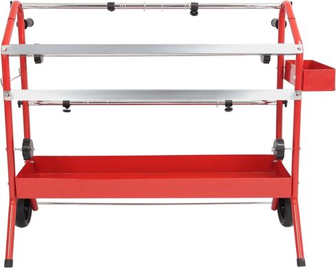 HECASA 36" Multi-Roll Masking Paper Machine W/Storage Trays, Auto Body Paint & Repair Shop, Car Painting Prep Steel Galvanized Powder Coated Red in Saudi Arabia