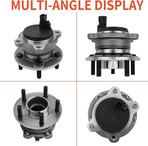DRIVESTAR 512466 Rear Left/Right Wheel Hub & Bearing Assembly for Ford Focus 2012-2018, Rear Hub w/ABS in Saudi Arabia
