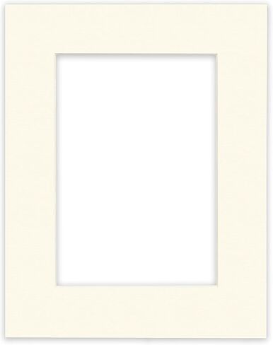 Craig Frames B407 Pre-Cut Mat Board for 17X21 Print, 20X24, Cream Linen in Saudi Arabia