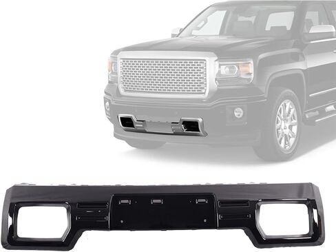 لوحة انزلاقية للمصد الأمامي JX RACING من الكروم متوافقة مع GMC Sierra 1500 2014 2015 Denali Style غطاء سفلي للحماية من البلاستيك بديل لـ 22902312 GM1053100 in Saudi Arabia
