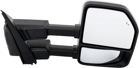 Garage-Pro Passenger Side Power Heated Towing Mirror for Ford F-250 F-350 Super Duty F-450 2020-2022, Side Mirror Replacement, Power Fold, Signal Light, Blind Spot Monitor, Puddle Lamp, Chrome in Saudi Arabia