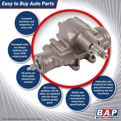 صندوق تروس التوجيه الكهربائي لسيارة Ford F450 F-450 F550 F-550 Super Duty 2005-2016 - BuyAutoParts 82-00757R معاد تصنيعه in Saudi Arabia