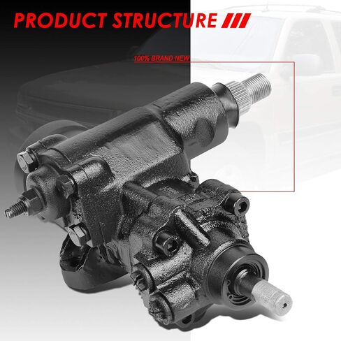 Auto Dynasty Performance Power Steering Gear Box Assembly Compatible with Cadillac Escalade Chevy Avalanche Silverado GMC Sierra Yukon 2001-2007, Steel in Saudi Arabia