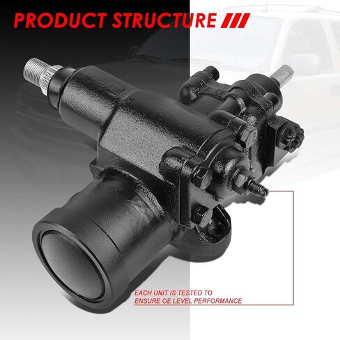 Auto Dynasty Performance Power Steering Gear Box Assembly Compatible with Cadillac Escalade Chevy Avalanche Silverado GMC Sierra Yukon 2001-2007, Steel in Saudi Arabia