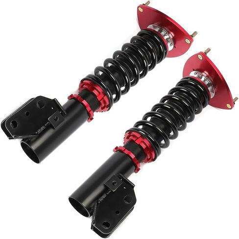 طقم تعليق Coilovers مناسب لسوبارو لـ Impreza 2008-2014، لسوبارو لـ WRX 2012-2014 كويلفرز الدعامات، طقم خفض الارتفاع قابل للتعديل، أحمر in Kuwait