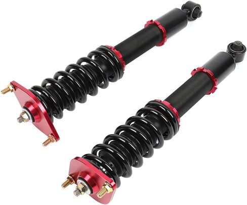 طقم تعليق Coilovers مناسب لسوبارو لـ Impreza 2008-2014، لسوبارو لـ WRX 2012-2014 كويلفرز الدعامات، طقم خفض الارتفاع قابل للتعديل، أحمر in Kuwait