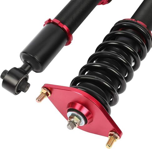 طقم تعليق Coilovers مناسب لسوبارو لـ Impreza 2008-2014، لسوبارو لـ WRX 2012-2014 كويلفرز الدعامات، طقم خفض الارتفاع قابل للتعديل، أحمر in Kuwait