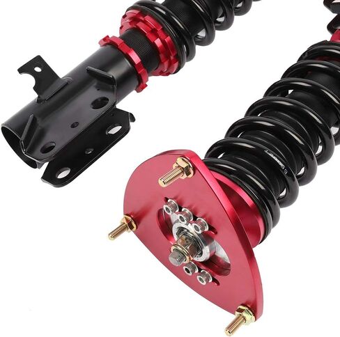 طقم تعليق Coilovers مناسب لسوبارو لـ Impreza 2008-2014، لسوبارو لـ WRX 2012-2014 كويلفرز الدعامات، طقم خفض الارتفاع قابل للتعديل، أحمر in Kuwait