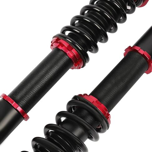 طقم تعليق Coilovers مناسب لسوبارو لـ Impreza 2008-2014، لسوبارو لـ WRX 2012-2014 كويلفرز الدعامات، طقم خفض الارتفاع قابل للتعديل، أحمر in Kuwait