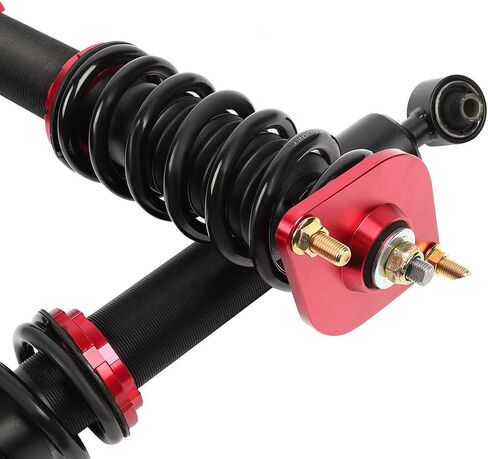 طقم تعليق Coilovers مناسب لسوبارو لـ Impreza 2008-2014، لسوبارو لـ WRX 2012-2014 كويلفرز الدعامات، طقم خفض الارتفاع قابل للتعديل، أحمر in Kuwait