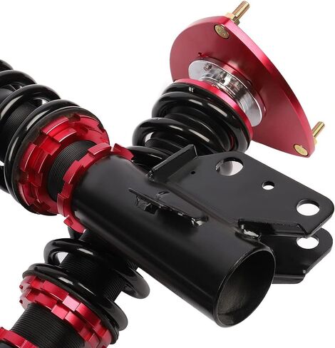 طقم تعليق Coilovers مناسب لسوبارو لـ Impreza 2008-2014، لسوبارو لـ WRX 2012-2014 كويلفرز الدعامات، طقم خفض الارتفاع قابل للتعديل، أحمر in Kuwait