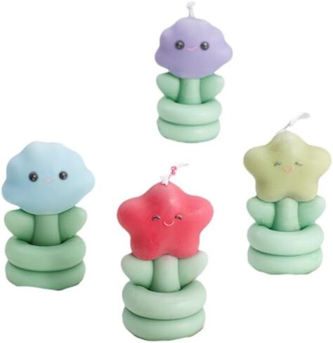 Silicone Candle Mold 2 Pack Candle Making Moulds DIY for Home Decor in Saudi Arabia