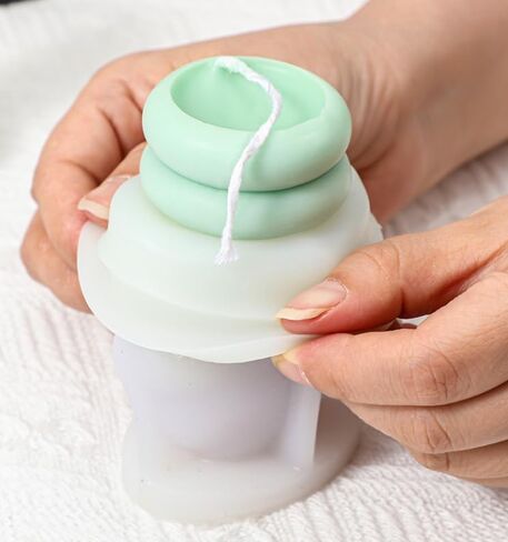 Silicone Candle Mold 2 Pack Candle Making Moulds DIY for Home Decor in Saudi Arabia