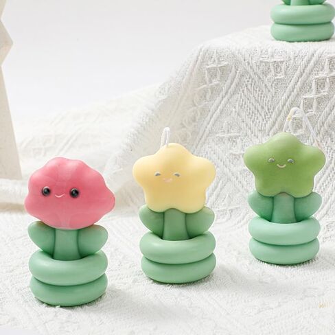 Silicone Candle Mold 2 Pack Candle Making Moulds DIY for Home Decor in Saudi Arabia