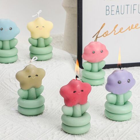Silicone Candle Mold 2 Pack Candle Making Moulds DIY for Home Decor in Saudi Arabia