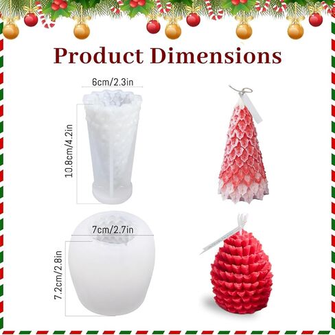Christmas molds for Candle Making (A) in Kuwait