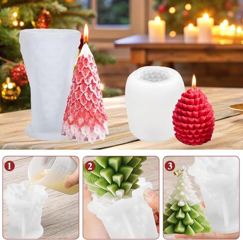 Christmas molds for Candle Making (A) in Kuwait