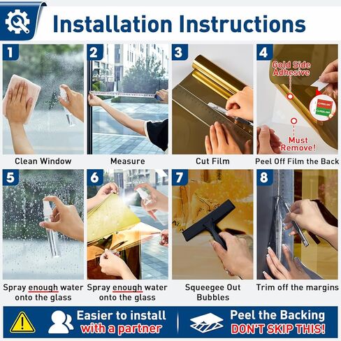 Coavas One Way Window Privacy Film, Window Tint for Home, Reflective Mirror Glass Window Coverings Heat UV Blocking See Out Not in, Black, 17.5 in X 6.5 Feet in Kuwait