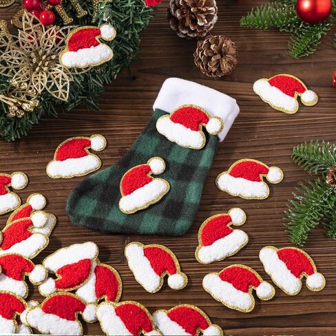 24 Pcs Pink Red Heart Patches Self Adhesive Heart Patches for Clothing DIY Decorative Accessories for Mother's Day Mom Women Clothes Backpacks Jackets Hats Bags Clothes Wedding Party Decor in Kuwait