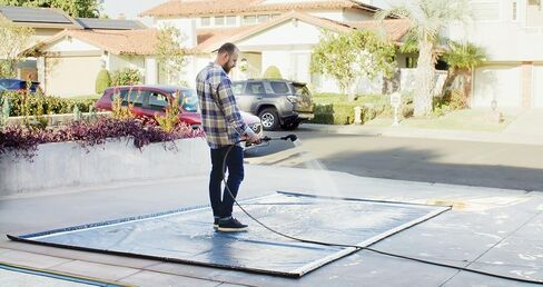 حصيرة احتواء السيارة لأرضية جراج جارامات، 8 أقدام × 16 قدم in Saudi Arabia