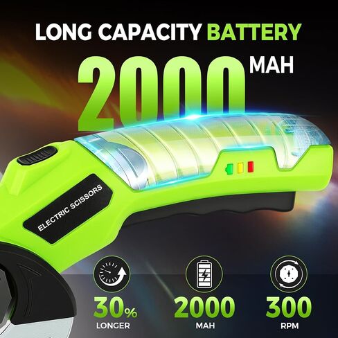 قاطعة كرتون لاسلكية مع قفل أمان وإضاءة LED - قابلة للشحن 4 فولت، شفرة إضافية متضمنة، قاطعة صندوق كهربائي للكرتون، قاطعة دوارة للنسيج لتغليف الورق والسجاد والجلود in Kuwait