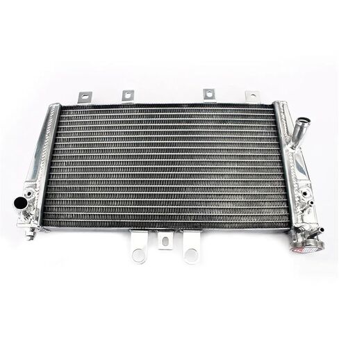 BIKINGBOY Engine Cooling Radiator Compatible with Triumph Speed Triple 1050 05 06 07 08 09 10 11 12 13 14 15 16 17 18 Water Cooler Polished(05-10) in Saudi Arabia