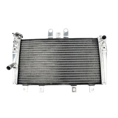 BIKINGBOY Engine Cooling Radiator Compatible with Triumph Speed Triple 1050 05 06 07 08 09 10 11 12 13 14 15 16 17 18 Water Cooler Polished(05-10) in Saudi Arabia