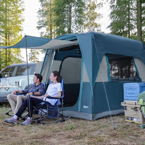 PORTAL 5 Person SUV Tent with Porch for Camping, Spacious Car Trunk Tent for Travel Camp Outdoor Tailgate, Water Resistant and Windproof in Kuwait