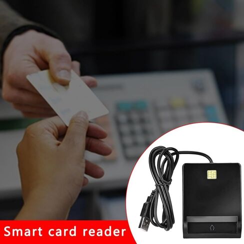 USB Intelligent Card Reader Adapter Connector Card Reader For Phone Tablet Online Identification Card Cloner in Saudi Arabia