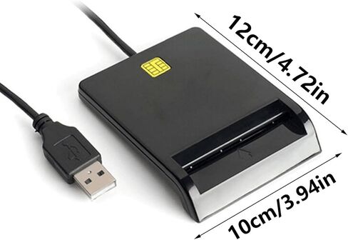 USB Intelligent Card Reader Adapter Connector Card Reader For Phone Tablet Online Identification Card Cloner in Saudi Arabia