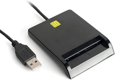 USB Intelligent Card Reader Adapter Connector Card Reader For Phone Tablet Online Identification Card Cloner in Saudi Arabia