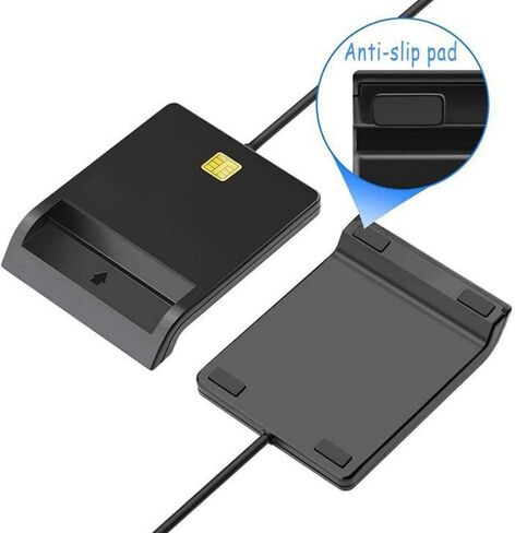 USB Intelligent Card Reader Adapter Connector Card Reader For Phone Tablet Online Identification Card Cloner in Saudi Arabia