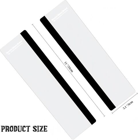 2Pcs Computer Memo Board, Transparent Side Panel Sticky Note Holder, Left and Right Computer Note Board in Saudi Arabia