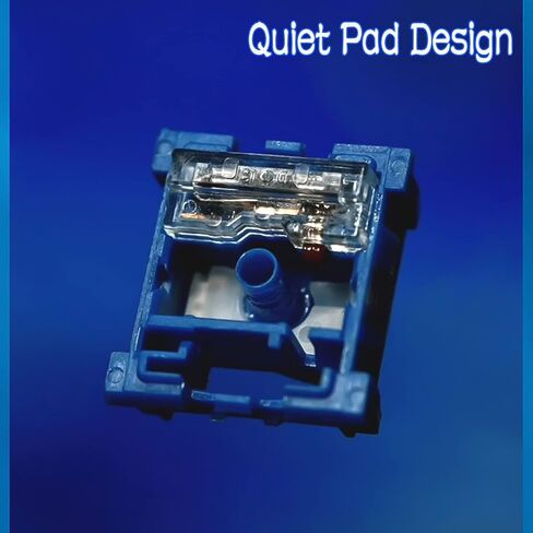 DRAOZA Kailh Box Jellyfish PRO Fully Transparent RGB Clicky Linear Tactile Mechanical Keyboard（Jade Jellyfish 108pcs） in Saudi Arabia