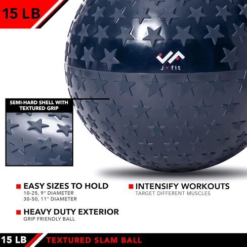 JFIT Weighted Slam Ball, 45 LB, Midnight Star in Saudi Arabia