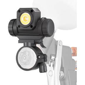 Rechargeable LED Paint Gun Light, 450LM Paint Spray Gun Light with 3 Lighting Modes, 3500–6500K, CRI 95+, 360° Swivel & 45° Tilt for Auto Painting and Color Matching in Saudi Arabia