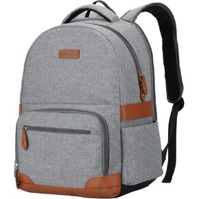 RealCool Laptop Backpack, 31L Travel Backpacks Gift for Women Men, Fits up to 15.6-17 Inch,Water Resistant College Bookbag, for School Business Trip (Black) in Saudi Arabia