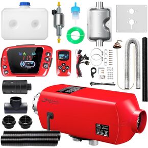 سخان ديزل من الألومنيوم، سخان هواء ديزل 8 كيلو وات 12 فولت تسخين سريع، سخان انتظار الديزل على ارتفاع عالٍ للشاحنات والمعسكرات والمركبات الترفيهية والقوارب in Kuwait