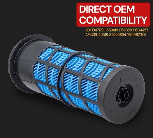 فلتر هواء المحرك من منتجات Mytee متوافق مع وحدات التبريد Hyster، Yale، WIX، Thermoking، Carrier Supra، يستبدل OEM 300047120، 1559418، P611858، P604457، AF4219 in Saudi Arabia