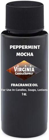 Peppermint Mocha Fragrance Oil (1 oz Bottle) for Candle Making, Soap Making, Tart Making, Room Sprays, Lotions, Car Fresheners, Slime, Bath Bombs, Warmers in Saudi Arabia