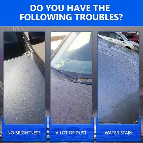 2PCS Advanced Car Quick-Acting Coating Agent Spray, Car Coating Spray, Quickly Coat Cars Wax, Polish Sprays Waterless Wash Wax, Oil Film Emulsion Glass Cleaner in Saudi Arabia