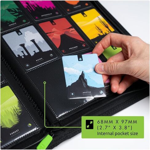 Vault X 9 Pocket Exo-Tec Zip Binder Red + 400 Penny Sleeves Xmas Gift Bundle in Saudi Arabia