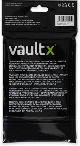Vault X 9 Pocket Exo-Tec Zip Binder Red + 400 Penny Sleeves Xmas Gift Bundle in Saudi Arabia