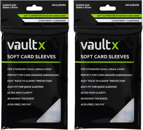 Vault X 9 Pocket Exo-Tec Zip Binder أسود + 400 Penny Sleeves مجموعة هدايا عيد الميلاد in Kuwait