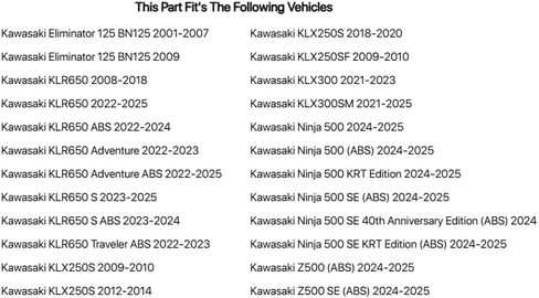 ذراع القابض TUSK مصقول لـ Kawasaki Z500 (ABS) 2024-2025 in Kuwait
