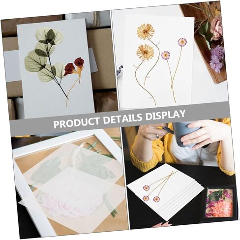 jojofuny Flower Press Kit with Absorbent Pressing Plates and Embossing Paper DIY Floral and Leaf Preservation for Crafting Wedding Decor Scrapbooks and Home Accessories in Saudi Arabia