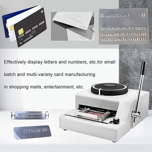 Stainless Steel Stamping Code Machine - Embossing Tool for DIY Projects, 85.5mm x 55mm Printing Area, 1-12 Lines Customization, Perfect for Personalized Production in Saudi Arabia